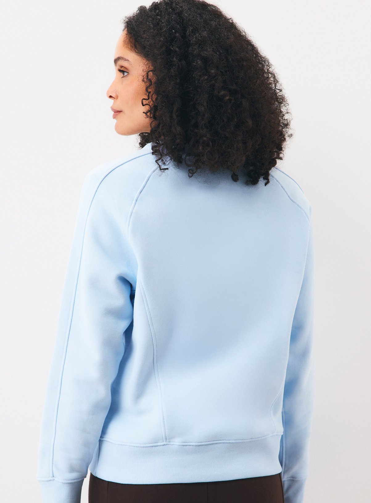 Light Blue Pure Cotton Sweatshirt XS - Image 4 thumbnail